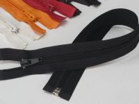 Zip spirálový 5mm dělitelný 35cm  - černý