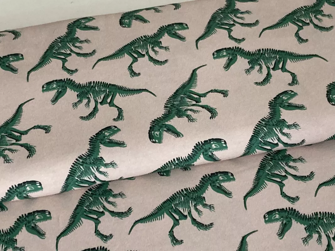 Úplet- dinosauři na béžové ( 200g, digi)