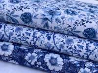 PO TREND FLEURI AZUL- ZBYTEK 90cm dovoz EU