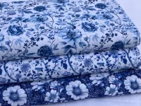 PO TREND FLEURI AZUL- ZBYTEK 90cm dovoz EU