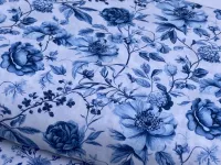 PO TREND FLEURI AZUL- ZBYTEK 90cm dovoz EU