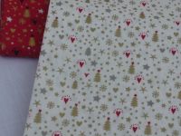 Plátno - vánoční stromky na smetanové (zlatotisk) dovoz EU Plátno - vánoční stromky na smetanové (zlatotisk) dovoz EU