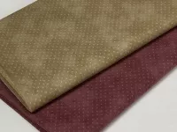 Bavlněný popelín s puntíkem - béžový dovoz EU