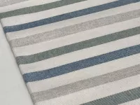 Dekorační látka- ELDORÁDO (pruhy modro-zelené) dovoz EU