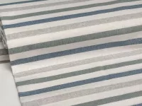 Dekorační látka- ELDORÁDO (pruhy modro-zelené) dovoz EU