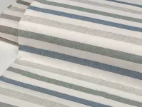 Dekorační látka- ELDORÁDO (pruhy modro-zelené)