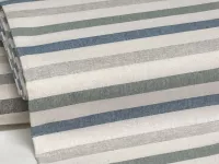 Dekorační látka- ELDORÁDO (pruhy modro-zelené) dovoz EU