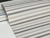 Dekorační látka- ELDORÁDO (pruhy šedo-černé) dovoz EU