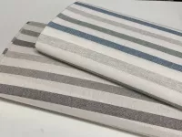 Dekorační látka- ELDORÁDO (pruhy šedo-černé) dovoz EU