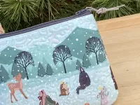 Kosmetická taška, pouzdro - zimní příběh....