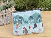Kosmetická taška, pouzdro - zimní příběh....