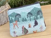 Kosmetická taška, pouzdro - zimní příběh....