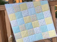 Malá patchworková deka - barevný MIX.... Malá patchworková deka - barevný MIX....