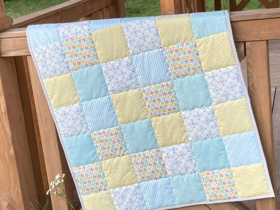 Malá patchworková deka - barevný MIX....