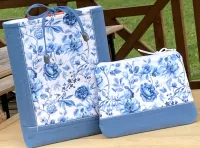 Obal, pouzdro, kapsa - modré růže.... Obal, pouzdro, kapsa - modré růže....