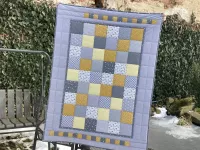 Patchworková deka - kostky a kostičky... Patchworková deka - kostky a kostičky...
