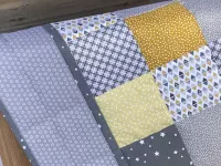 Patchworková deka - kostky a kostičky... Patchworková deka - kostky a kostičky...