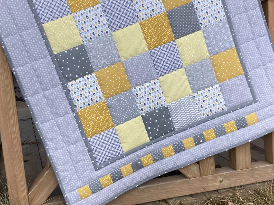 Patchworková deka - kostky a kostičky...