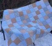 Patchworková deka - kytičková (Milly artic)...