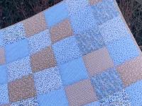 Patchworková deka - kytičková (Milly artic)...