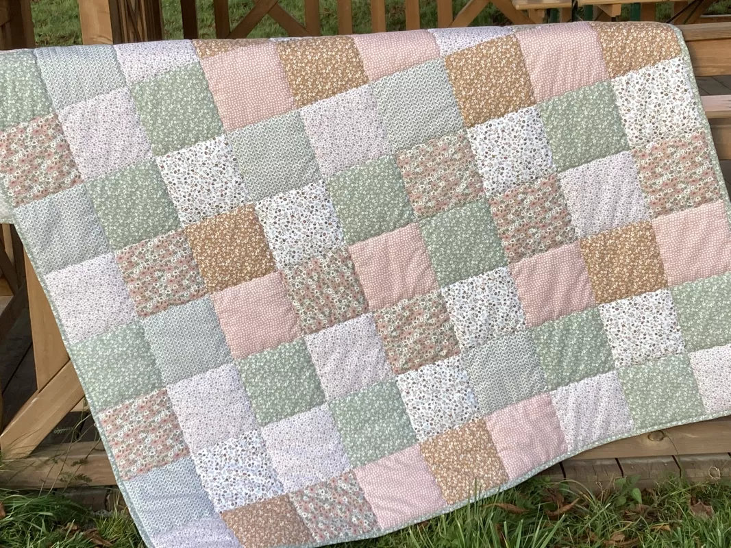 Patchworková deka - kytičková (Milly rose)...