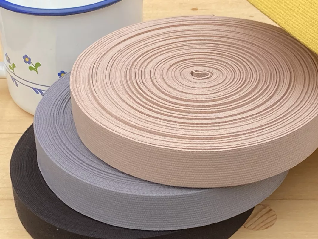 Popruh bavlněný šíře 30 mm - béžová