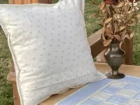 Povlak na polštář- proužky s krajkou II.... Povlak na polštář- proužky s krajkou II....