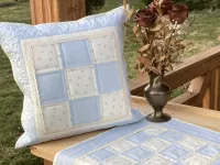 Povlak na polštář- proužky  s krajkou II....