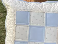 Povlak na polštář- proužky s krajkou III....