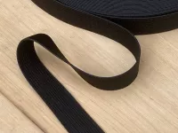 Pruženka plochá 20 mm černá