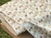 Úplet - hnědobéžové kosočtverce (digi)