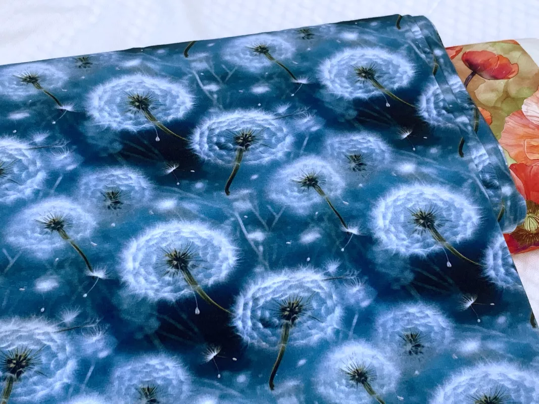 Úplet - pampelišky modré( digi)