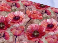 Úplet -vlčí máky (digi tisk)