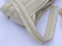 Zip spirálový 5 mm metráž  - krémová (307)
