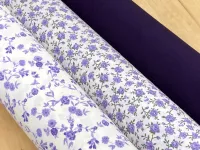 Ma Maison - fialové květy a větvičky CZ