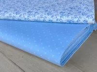 Ma Maison - kytičky na světle modré