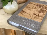 Nastavitelný obal na knihu - v kopcích .... Nastavitelný obal na knihu - v kopcích ....