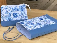 Obal, pouzdro, kapsa - modré růže.... Obal, pouzdro, kapsa - modré růže....