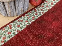 Středový ubrus (běhoun)- bordó se zlatotiskem.... Středový ubrus (běhoun)- bordó se zlatotiskem....