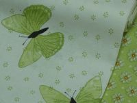 Plátno - motýl (zelený) CZ